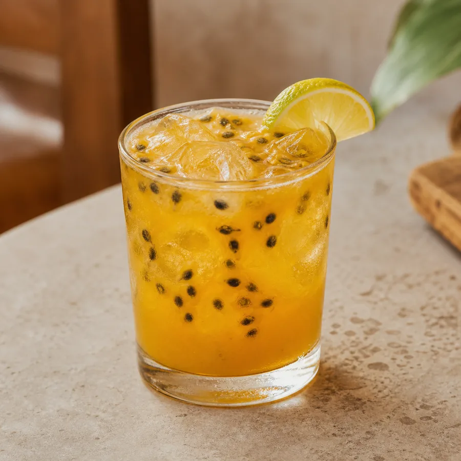 Foto von Maracuja-Cocktail