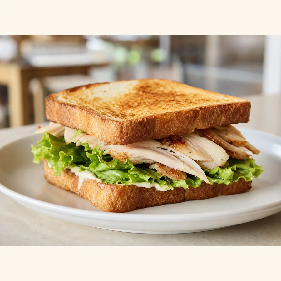 Foto von Hähnchensandwich