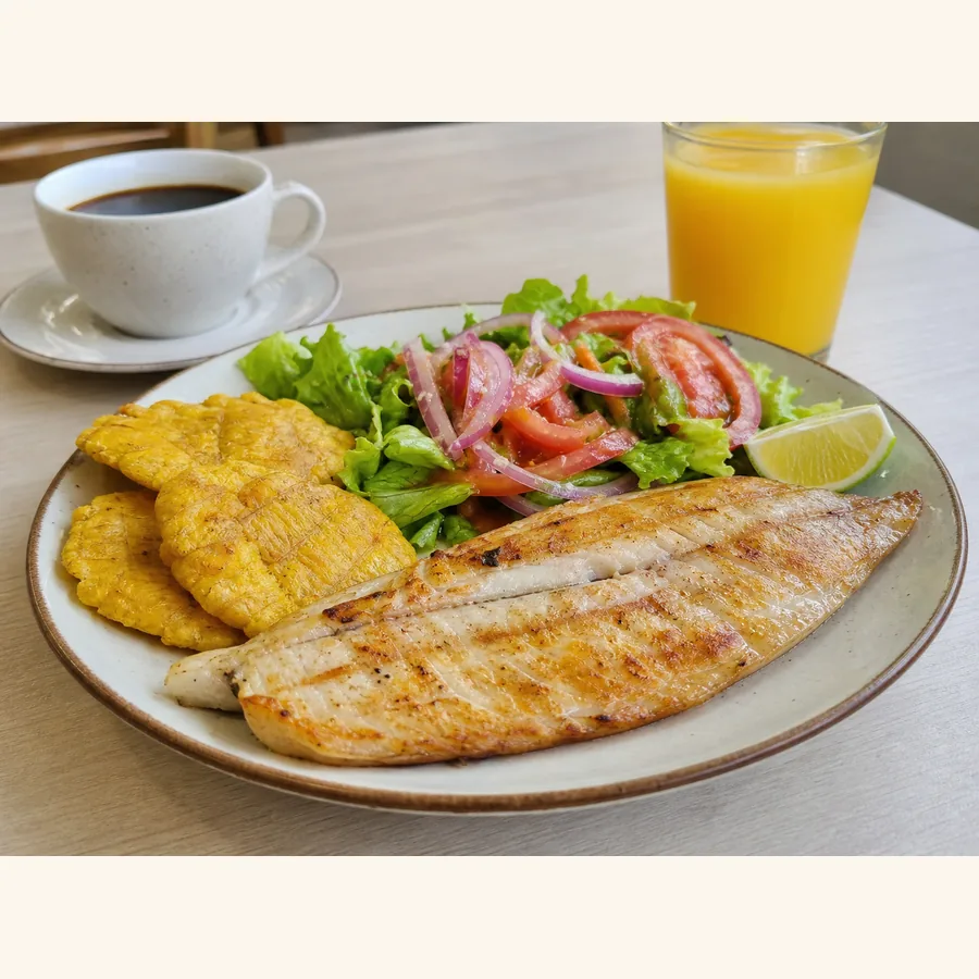 Foto von Ecuadorianisches Frühstück